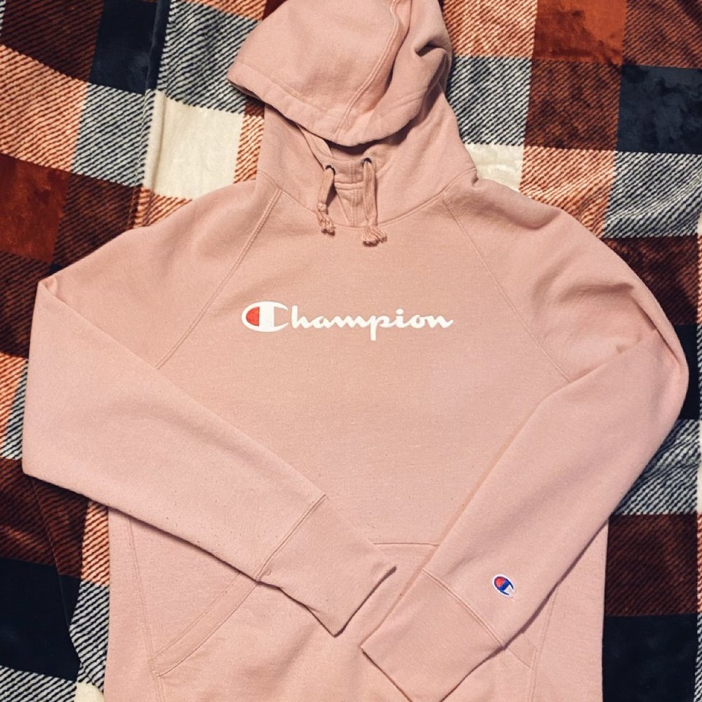 Light Pink Champion Hoodie